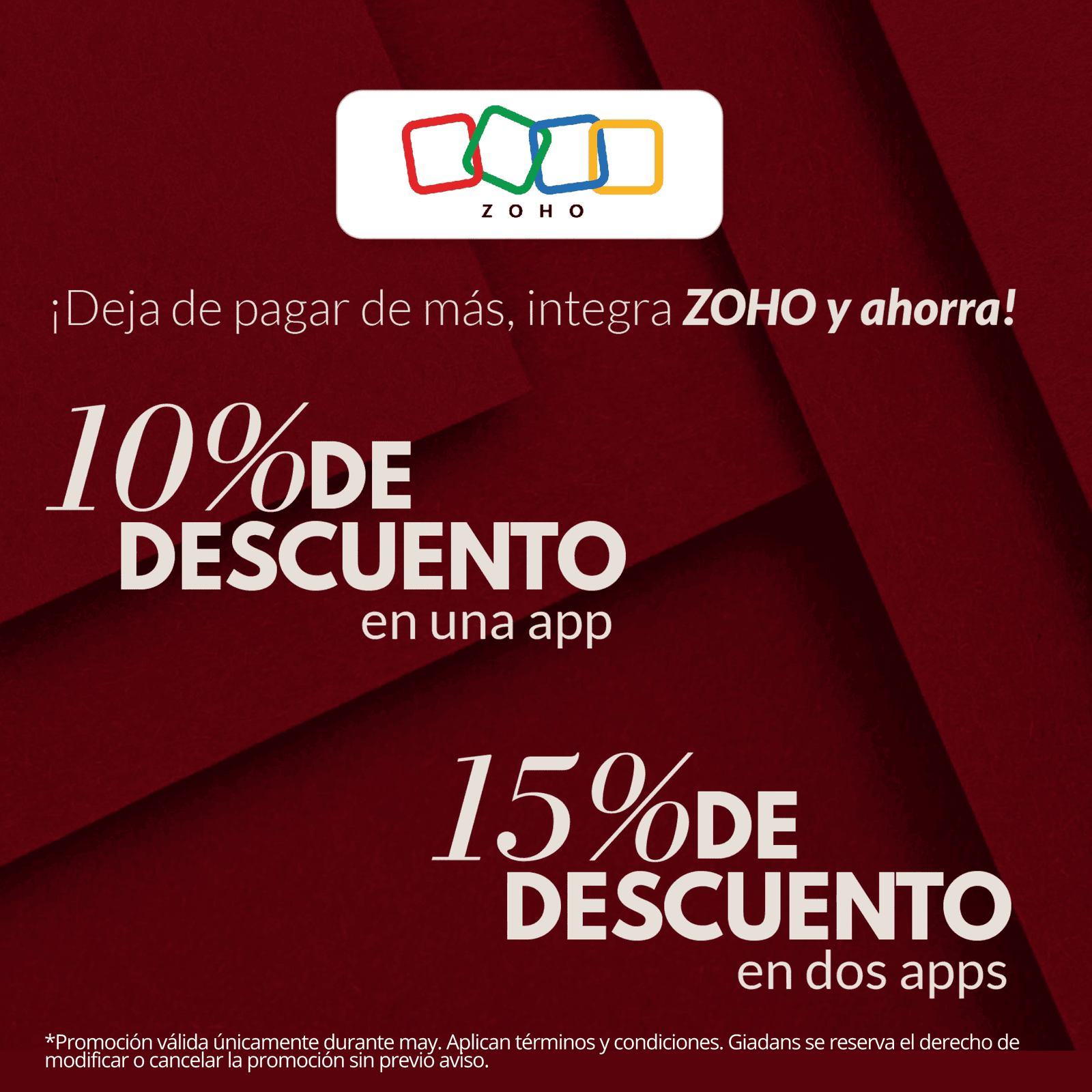 Promoción de Línea Zoho